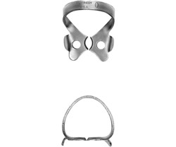 Kofferdam-Klammer-Brett