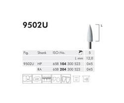 H+M Elastische Polierer Fig. 9501 U - 9515 U, weiß