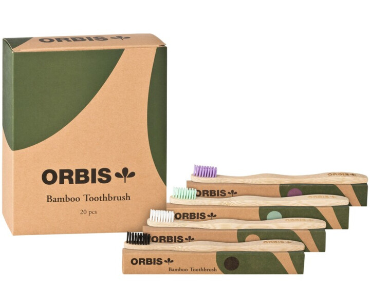 ORBIS Green Bambuszahnbürste