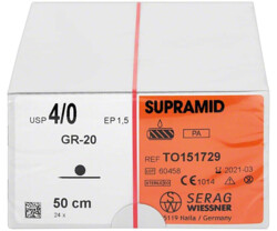 Supramid multifil schwarz