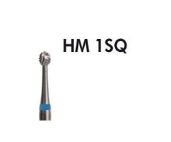 H+M Hartmetallbohrer Fig. 1SQ rund, blauer Ring